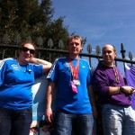 Welcome support to our runners from Jill, Jason & Kieran